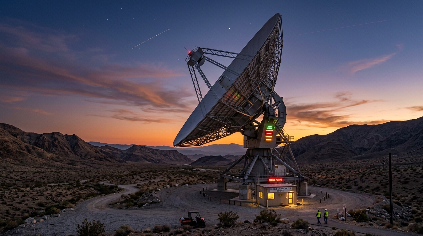 Satellite Ground Station Antenna